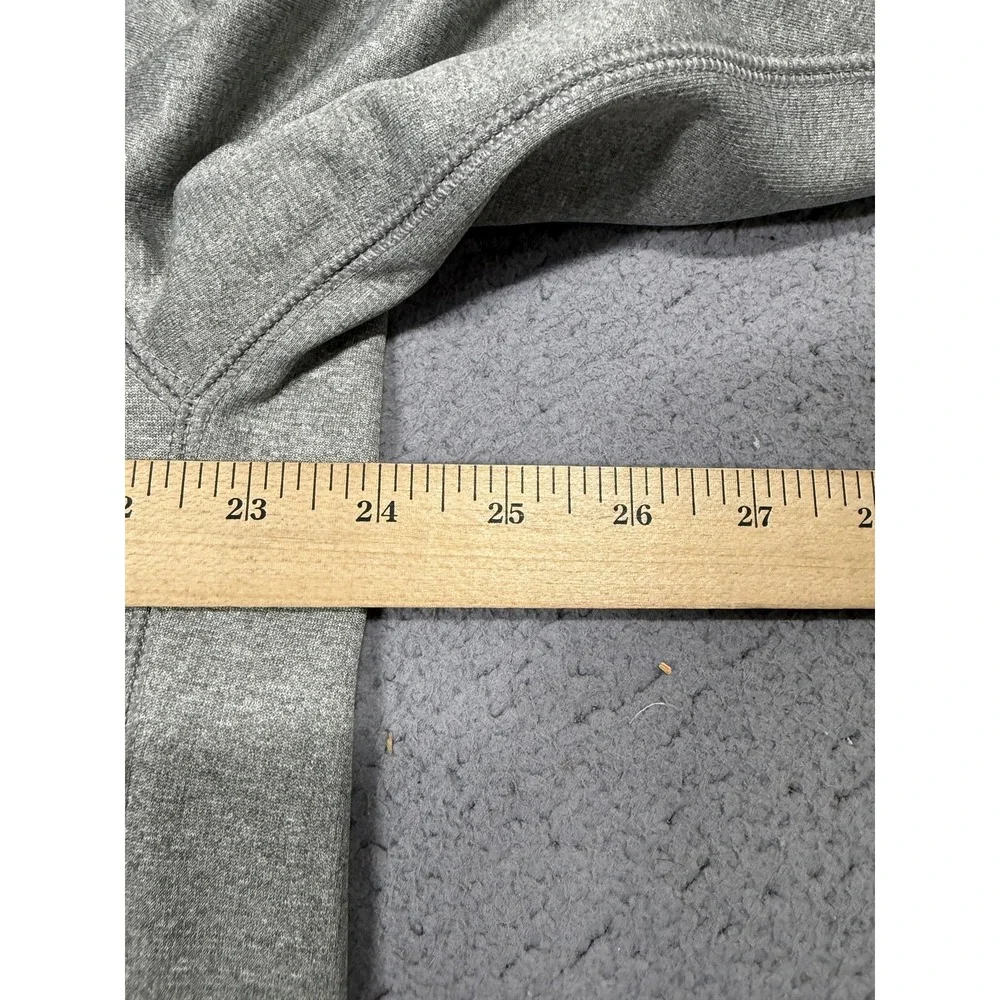 Nike Therma-FIT Hoodie Mens Large Gray Full Zip Fleece Lined Training Jacket